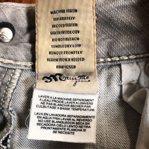 Cute Miss Me Jean Skirt Reconstructed Size 27 - Picture 14 of 14